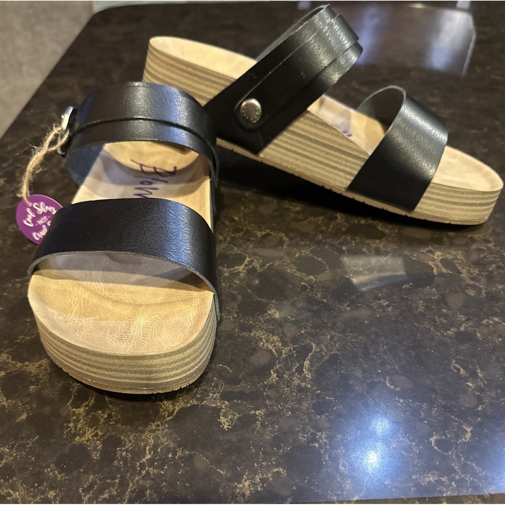 Blowfish Malibu Womens Marge Slide Sandal Size 10- Dyecut)-BRAND NEW VEGAN